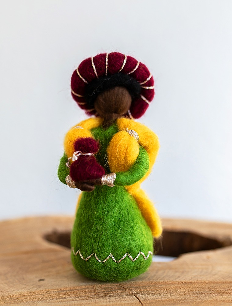 Filzfigur Heilige drei Könige Melchior