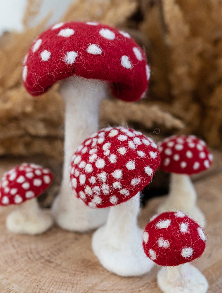 Filzfiguren Pilz