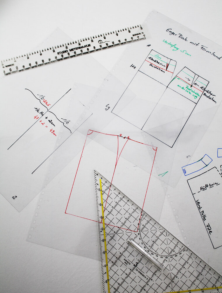 Schnittkonstruktion Folien