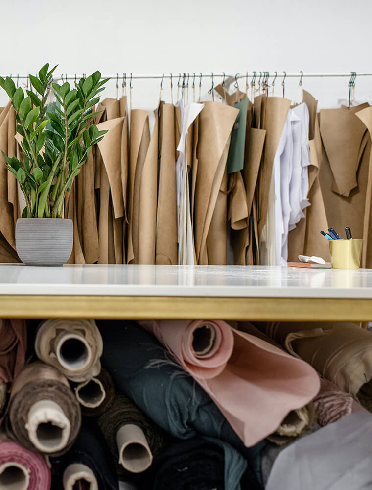 Schnittmuster und Stoffe