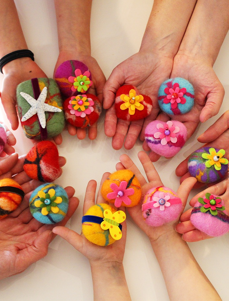 Seife umfilzen Filzkurs Kindergeburtstag Kreativkurse